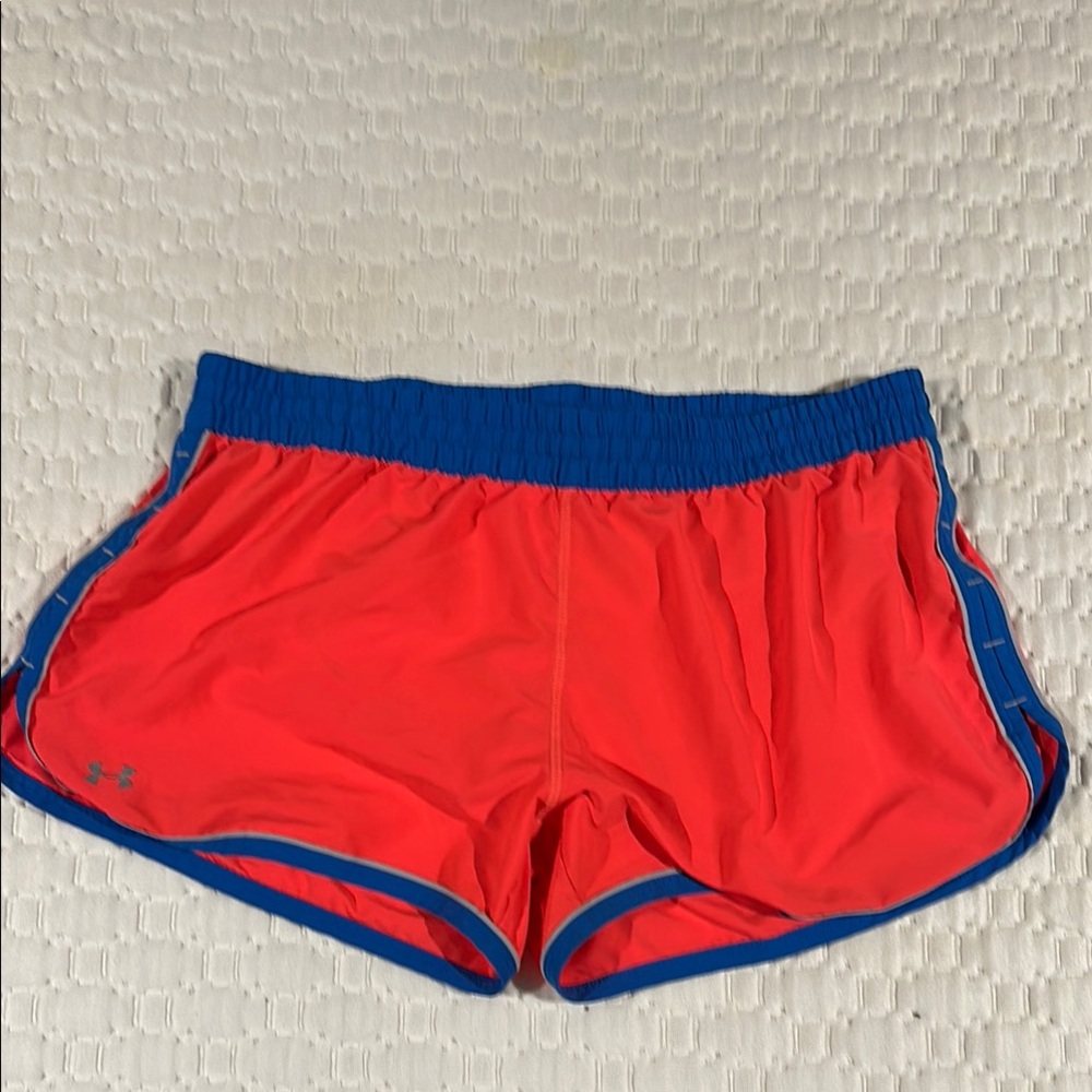❄️ 5/$5 ❄️Under Armour Athletic Shorts Red and Blue Lightweight Design